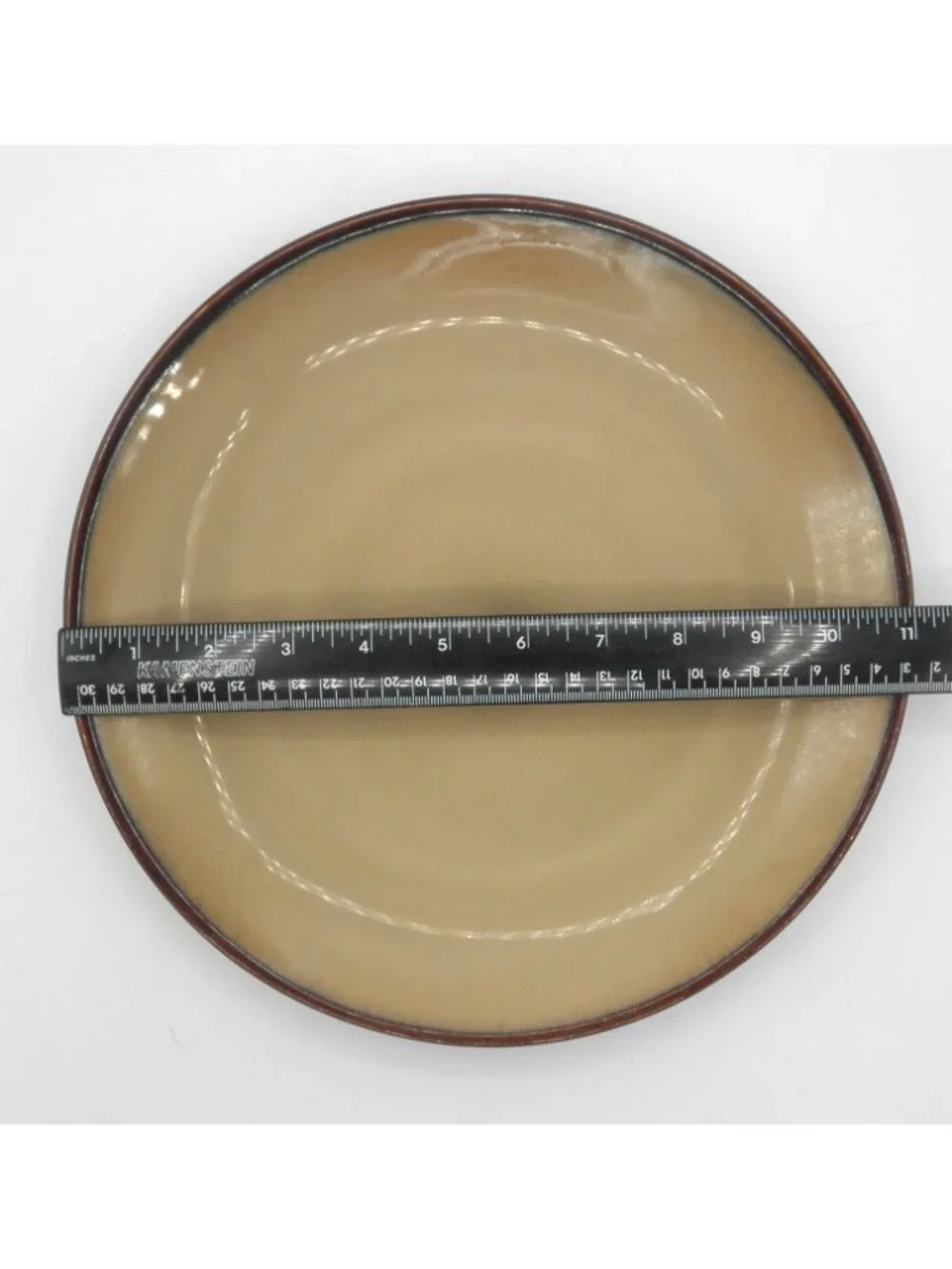 Nova Brown by Sango 10-7/8 Inch Dinner Plates Set of 3 Pattern Code: SANNOVBR